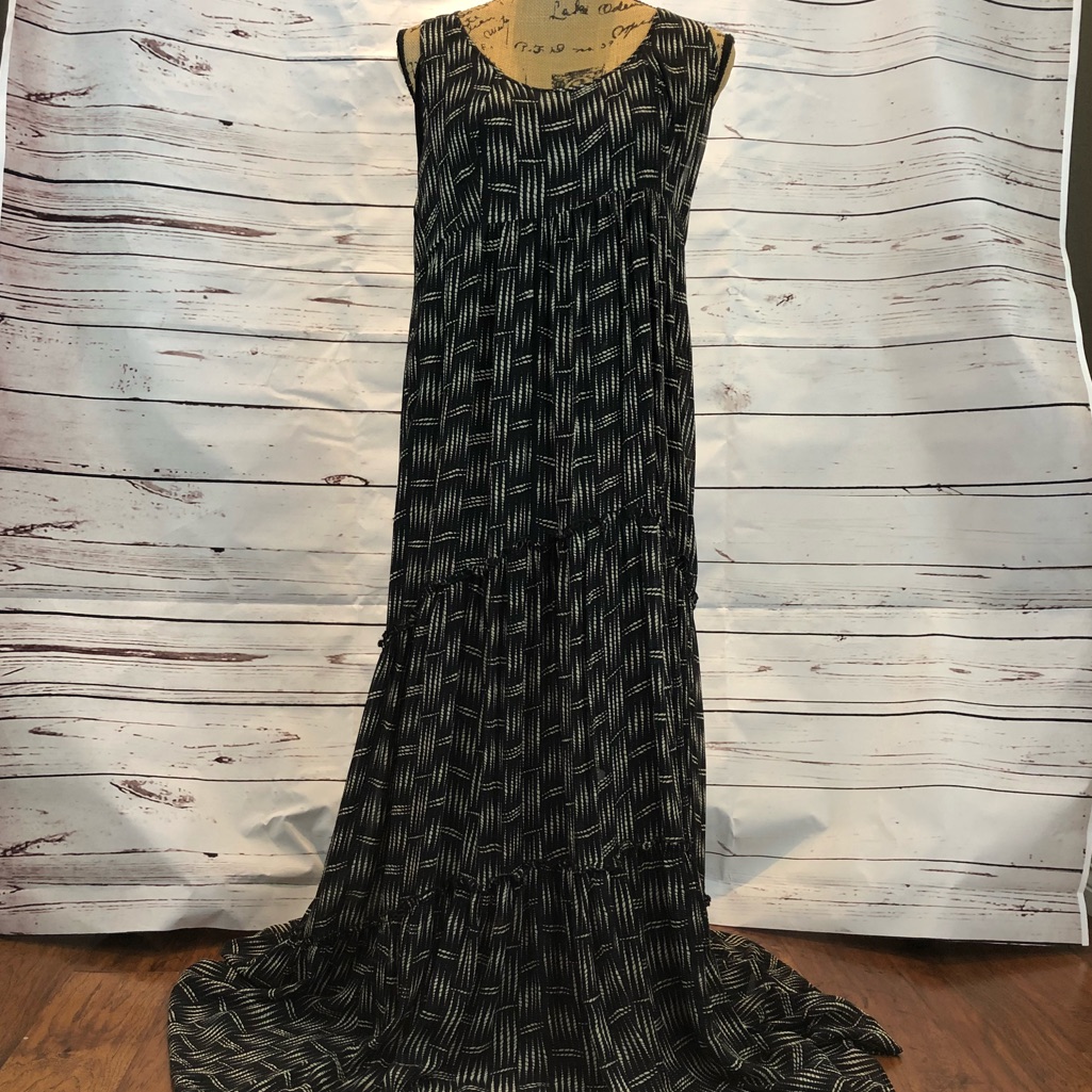 Anthropologie Dil Silk Racerback Maxi Dress